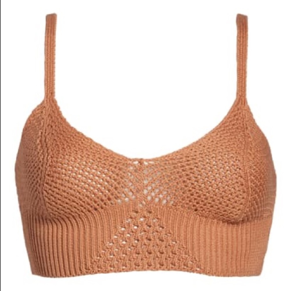 Free people boho crochet bralette